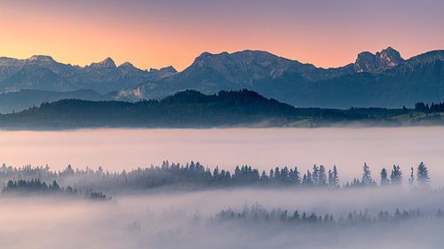 Sunrise in the Allgäu, Bavaria, Germany by Henk Meijer Photography