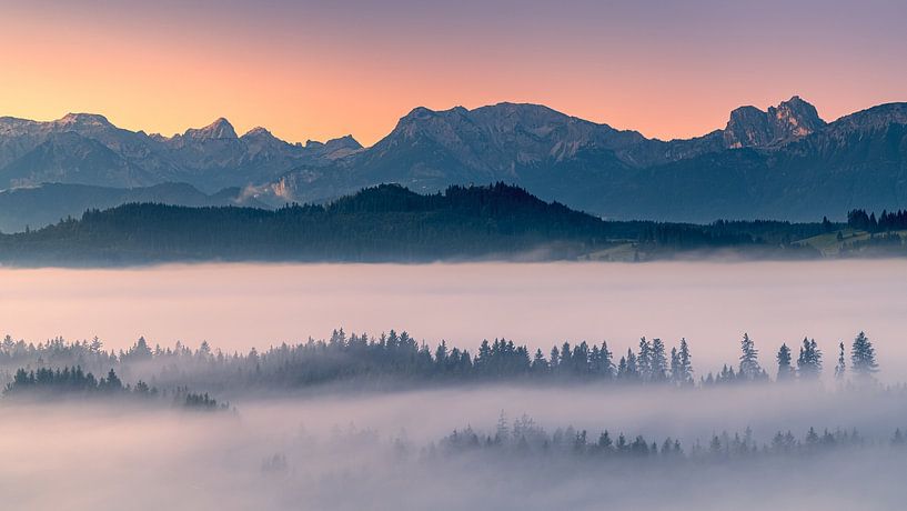 Sunrise in the Allgäu, Bavaria, Germany by Henk Meijer Photography