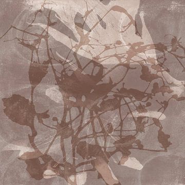 Soft abstract art inspired by wabi-sabi by Dina Dankers