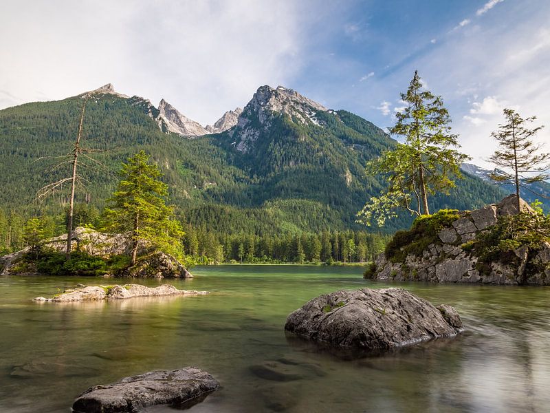 Landschaft am Hintersee in den Berchtesgadener Alpen von Animaflora PicsStock