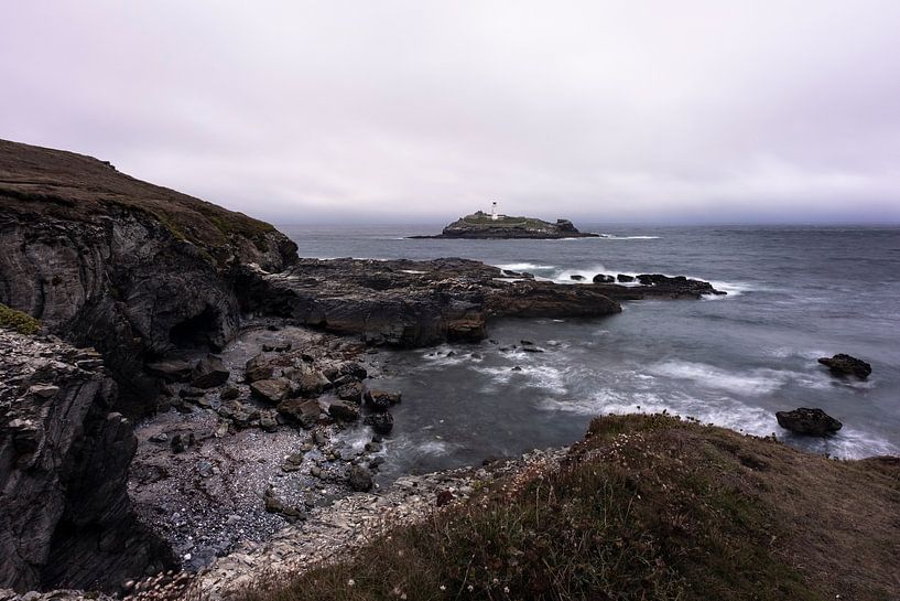 Rugged Cornish coast by Rob Rollenberg