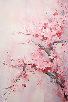 Erwachende Kirschblüte von Emil Husstege