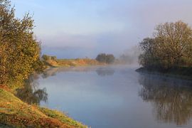 In fog on the Saale by Karina Gebert