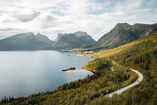 Aussichtspunkt über Senja, Norwegen