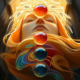 Himmlische Konstellation von Vythryd Arts
