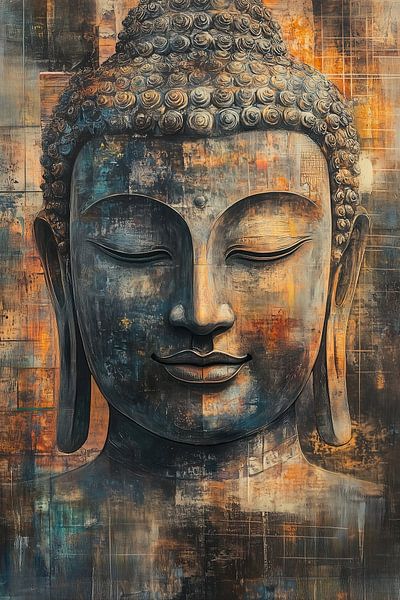 Buddha in Licht und Schatten von Thea