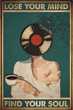 Music Vintage Verliere deinen Verstand Finde deine Seele