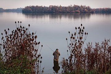 Pêcheur dans les Eijsder Beemden sur Rob Boon