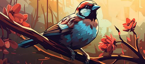 Natural Bird Art | Bird by Eye catching paintings