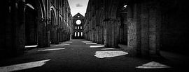 Abbey 'San Galgano' in Tuscany... by Wim Schuurmans