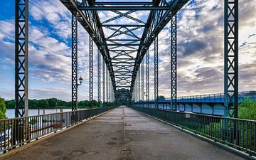 Oude Elbe brug van Das-Hamburg-Foto