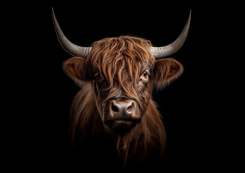 Scottish highlander (beef) by Luc V. de Zeeuw