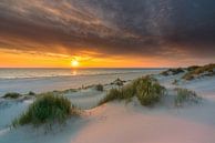 Texel strand Paal 17 Prachtige zonsondergang van Texel360Fotografie Richard Heerschap thumbnail
