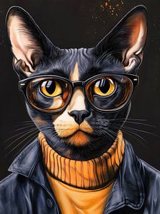 Hipster Cat 2