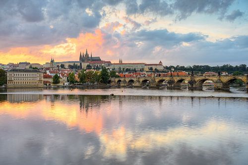 Prague Castle and Charles Bridge