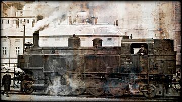 Steam locomotive 93.1446 by Leopold Brix