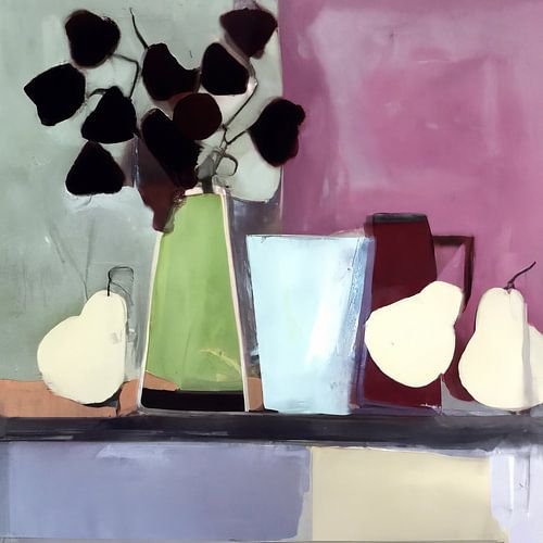 Modernes abstraktes Stilleben