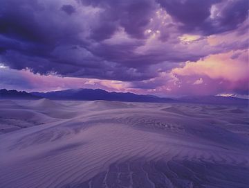 Woestijnhorizon in pracht van fernlichtsicht