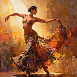 Desire in the Dance - Vibrations of Passion von Johannas Art Creations