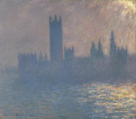 Houses of Parliament, Sunlight Effect, Claude Monet