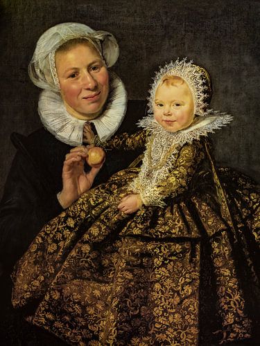 Frans Hals. Catharina Hooft en haar min.
