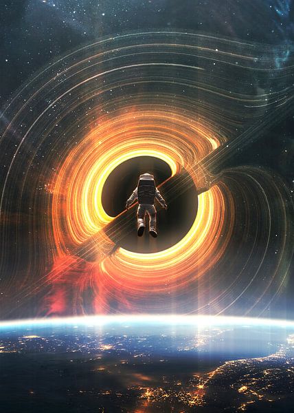 Schwarzes Loch von Nikita Abakumov