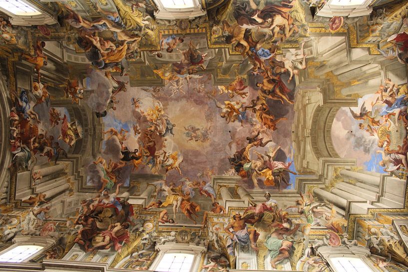 Plafond kerk Rome by Berg Photostore