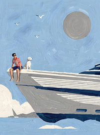 A Day on a Yacht with Your Dog by HUGO