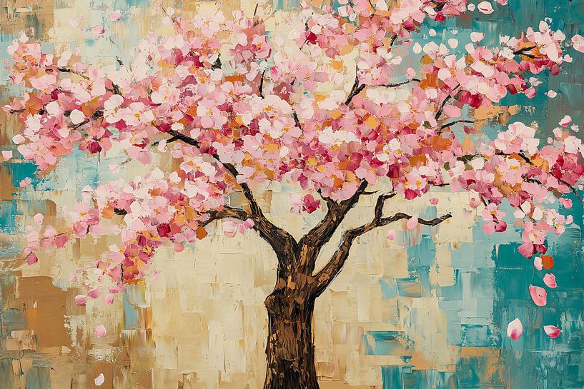 Cerisier en fleurs aux couleurs douces par Imperial Art House