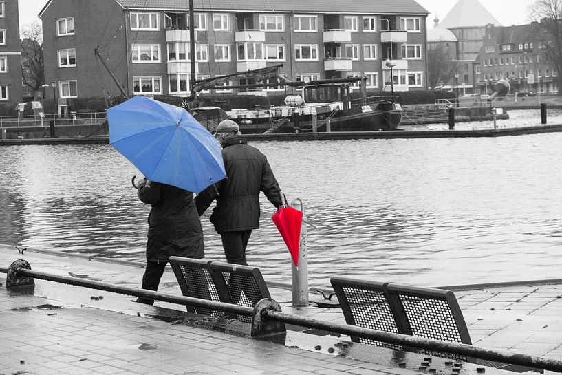 Colorful in the rain by Rolf Pötsch