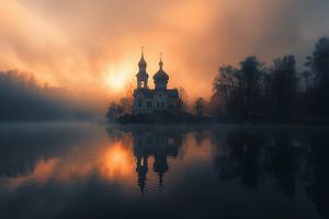 Kirche im magischen Licht