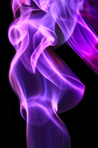 Beautiful Smoke on a black backdrop.