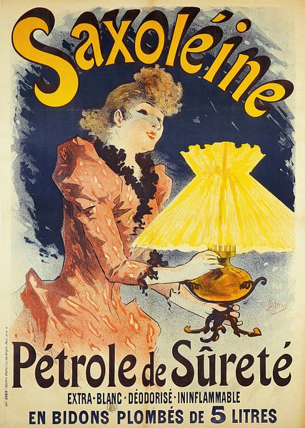 Jules Chéret – Saxoléine,Pétrole De Sûreté (1891) von Peter Balan