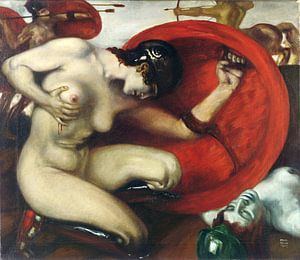 Verwundete Reiterin, Franz von Stuck, 1905