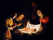 Gerard van Honthorst: Aanbidding van het Kind van Creative Masters Old Masters thumbnail