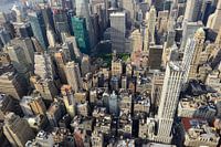 Blick vom Empire State Building über Manhattan New York