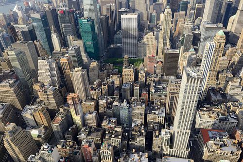 Uitzicht vanaf Empire State Building over Manhattan New York