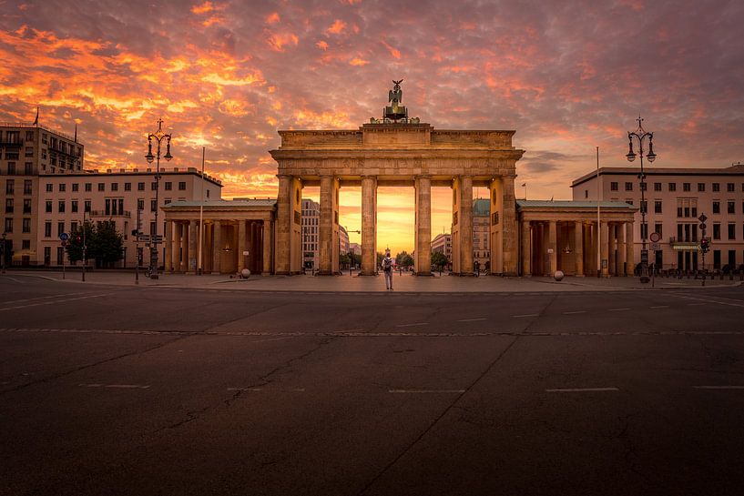 Berlijn Brandenburger Tor 2020 (2) van Iman Azizi
