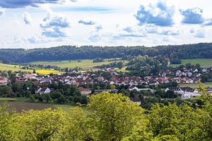 Blick auf Wettelsheim, Treuchtlingen, Deutschland