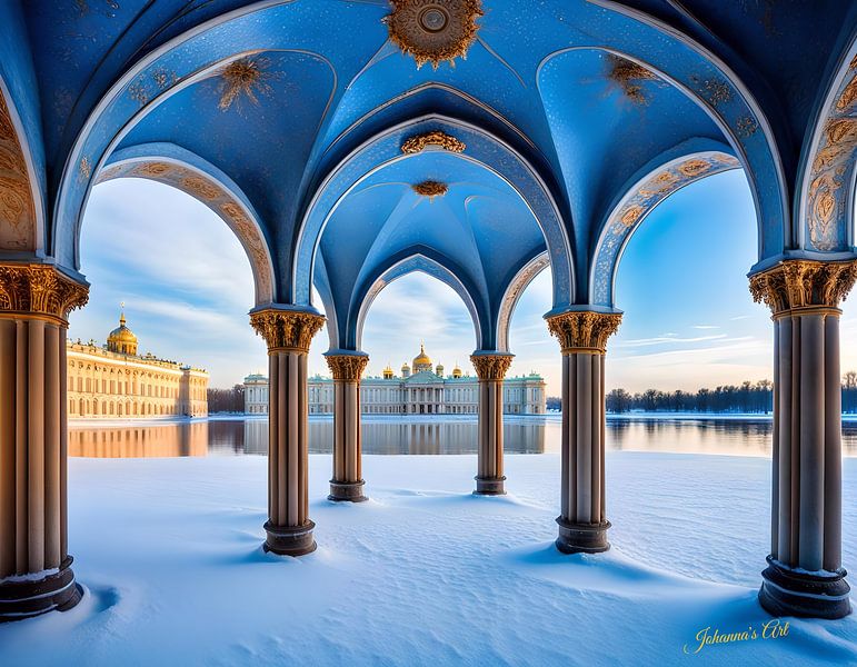 Castle Dreamscape - Catherine Palace, Russia by Johannas Art Creations