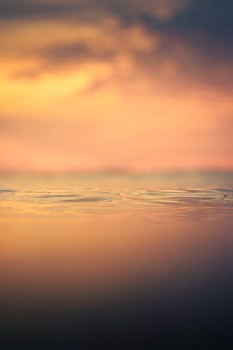 Zonsondergang Noordzee