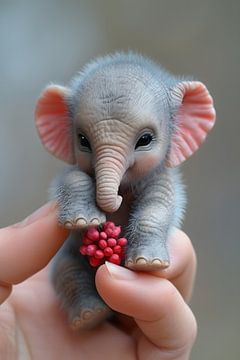 Baby olifant van Mathias Ulrich