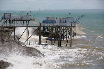 Vissershuisjes in Royan, Frankrijk