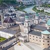 Salzburg - Kathedraal van Salzburg , Mirabell Paleis, Franciscaner kerk van t.ART