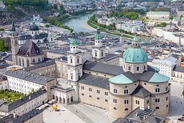 Salzburg - Kathedraal van Salzburg , Mirabell Paleis, Franciscaner kerk van t.ART