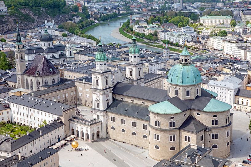 Salzburg - Salzburg Cathedral , Mirabell Palace, Franciscan Church by t.ART