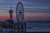 Scheveningen bij zonsondergang par Bob Bleeker Aperçu