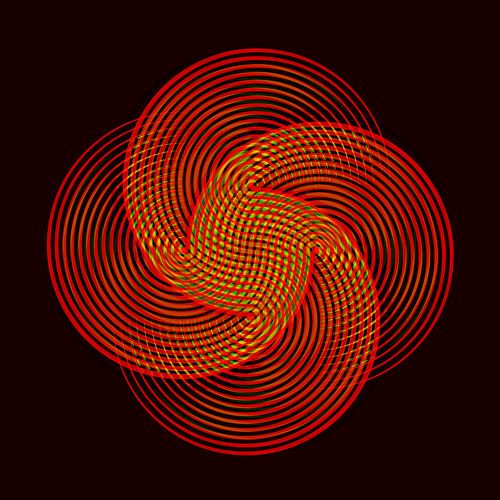 Retro Regenboogbloem