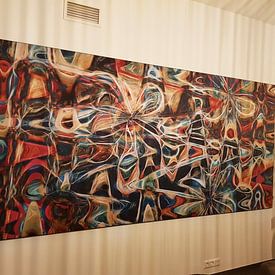 Customer photo: Flower Fly by GOOR abstracten, on ArtFrame