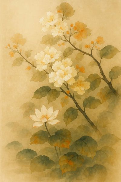 L'élégance de l'aquarelle orientale par But First Framing
